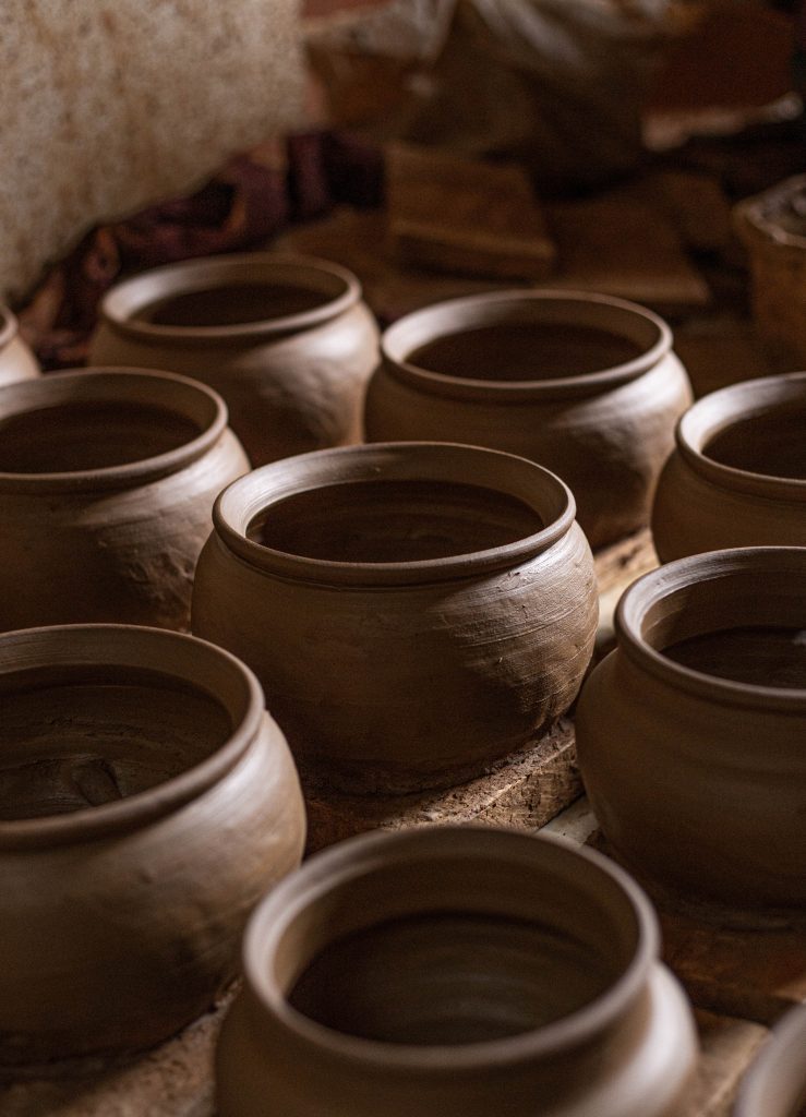 Traditional clay pots of Gangzur